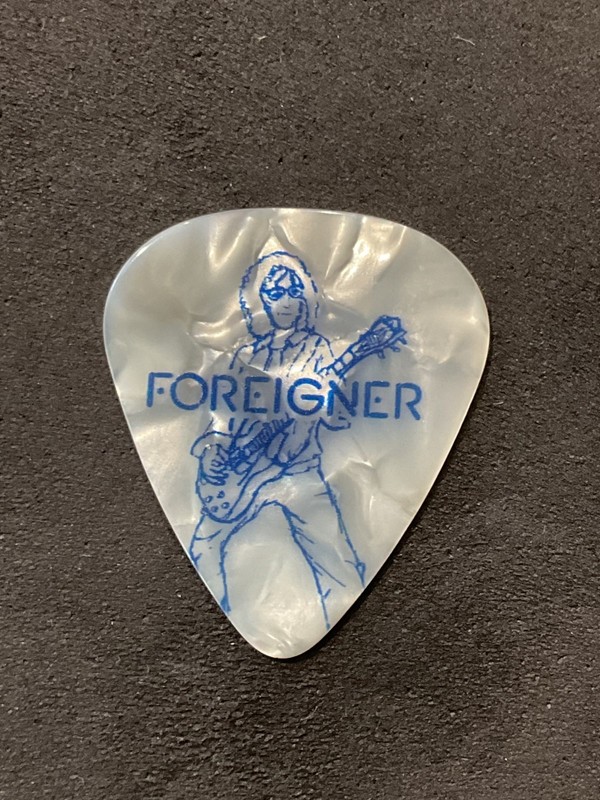 Bruce Watson Foreigner Las Vegas 2026 Pearl Tour Guitar Pick (O)
