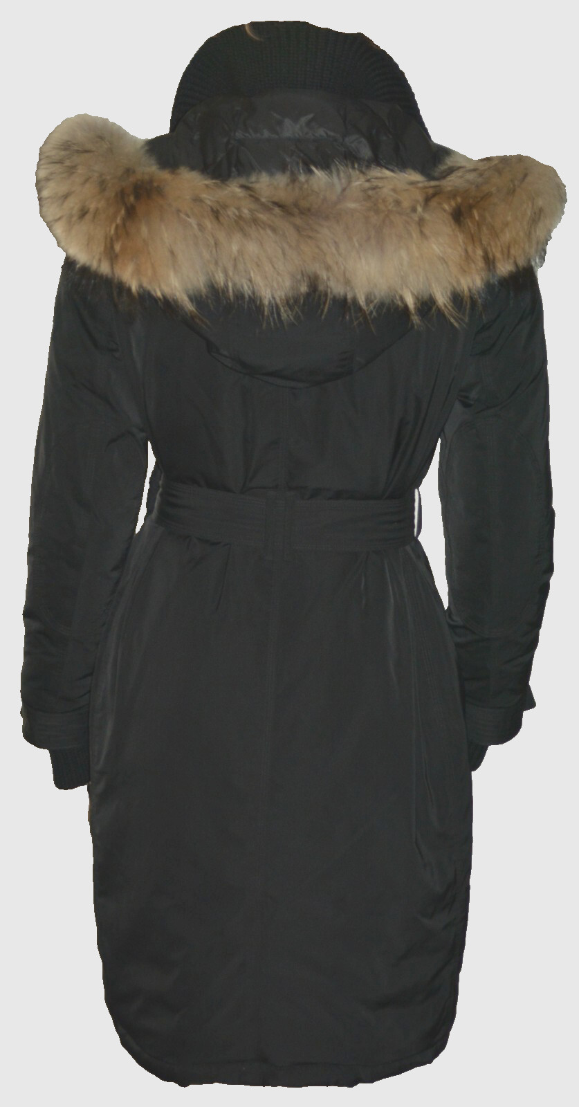 NWT Authentic Burberry Hunnbridge Down Parka Coat Women’s Black US 2 EU 36 image 3