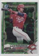 2021 Bowman Chrome Sapphire Edition Green Refractor 37/125 Austin Hendrick 6tw