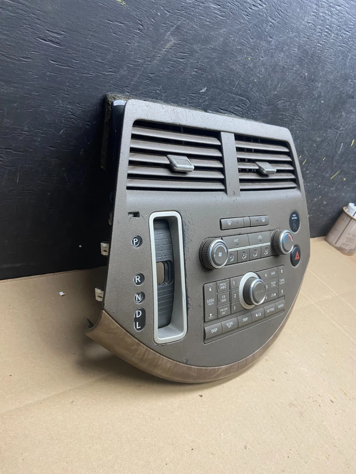 2007 to 2009 Nissan Quest Radio Shifter Climate Control Panel Bezel Oem T9126 DG - Image 3 of 4