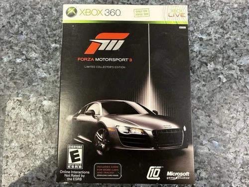 Forza Motorsport 3 Limited Collector's Edition Xbox 360 Video Game Racing CIB