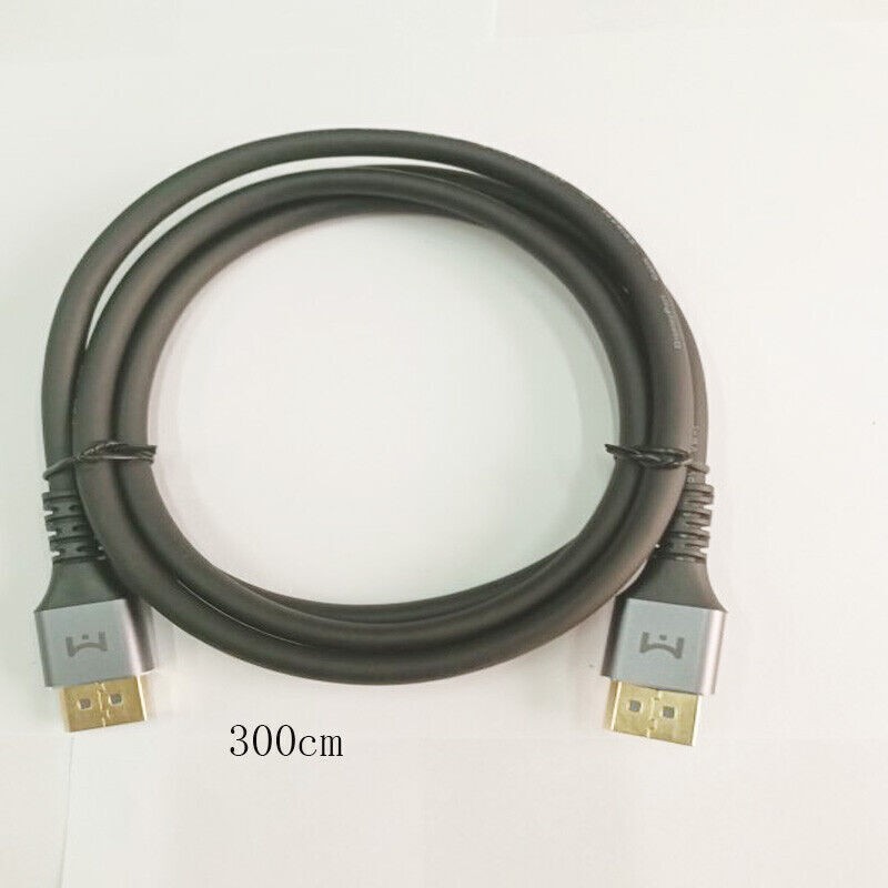 Display Port to Display Port Cable HDR DP 1.4 Male to Male 8K UHD Cord 5/10/15FT