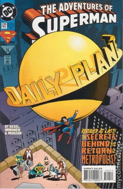Adventures of Superman #522D FN 1995 Stock Image