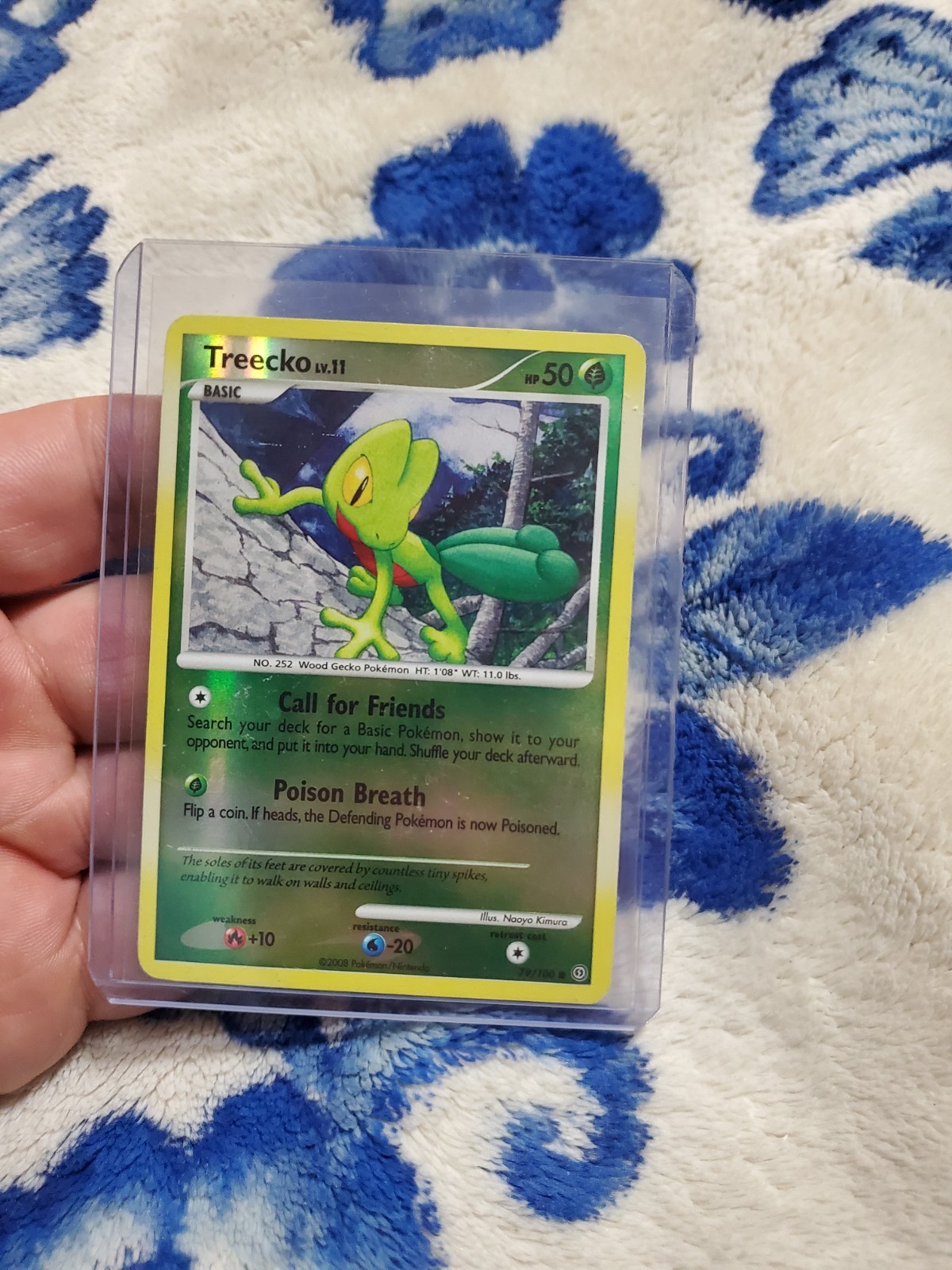LP Treecko LV.11 - 79/100 ~ Reverse Holo ~ D & P - Stormfront