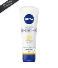 NIVEA Rejuvenating Hand Cream Anti-Age Care Q10 100 ml 3.38 Fl Oz Pack of 1