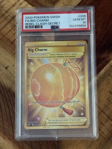 Big Charm (Secret) 206/192 Rebel Clash PSA 10