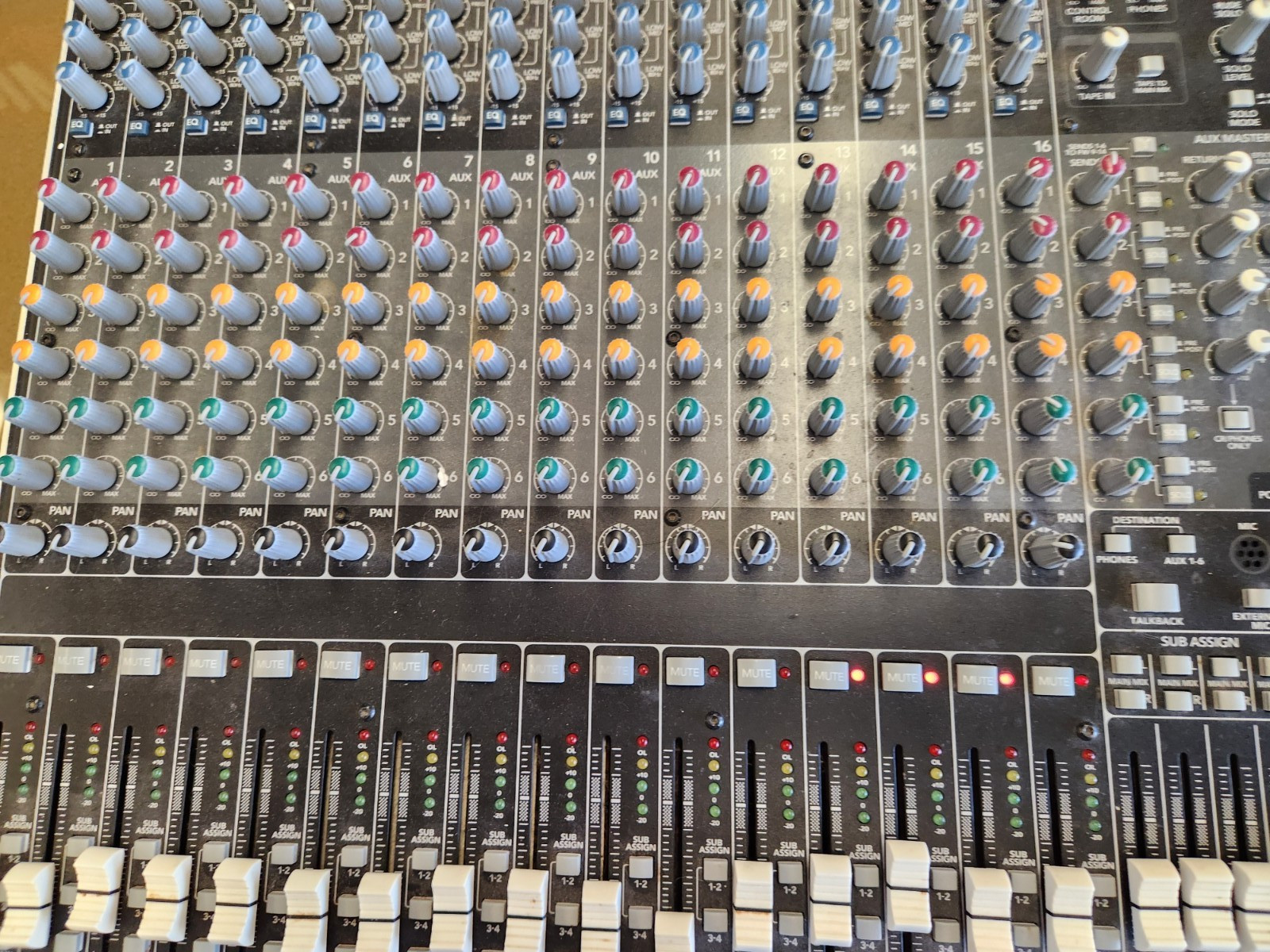 Mackie Onyx 1640i 16 Channel  FireWire Digital/Analog Recording Mixer VIDEO ,