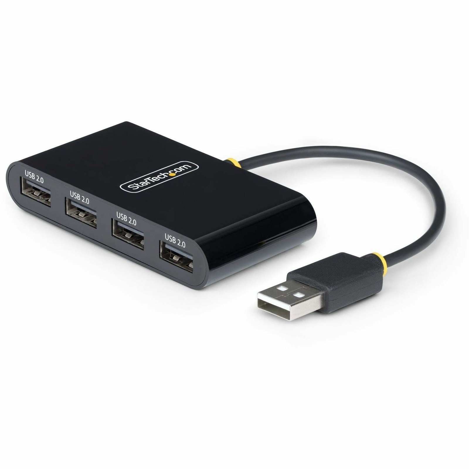 StarTech.com 4-Port USB 2.0 Hub, USB Bus Powered, Small Trav