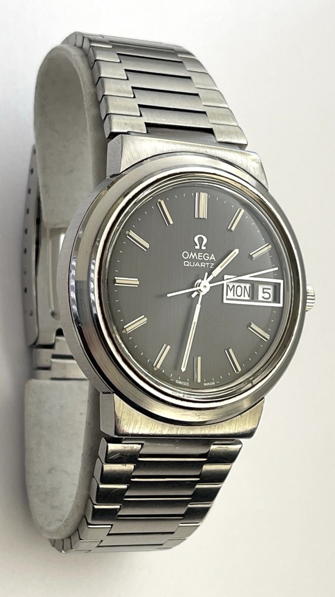 時計 OMEGA Seamaster Quartz Vintage Omega Watch Quartz Day Date 8 Jewels movement 1310