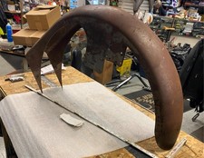 Metal Front Fender Taildragger Harley Softail...