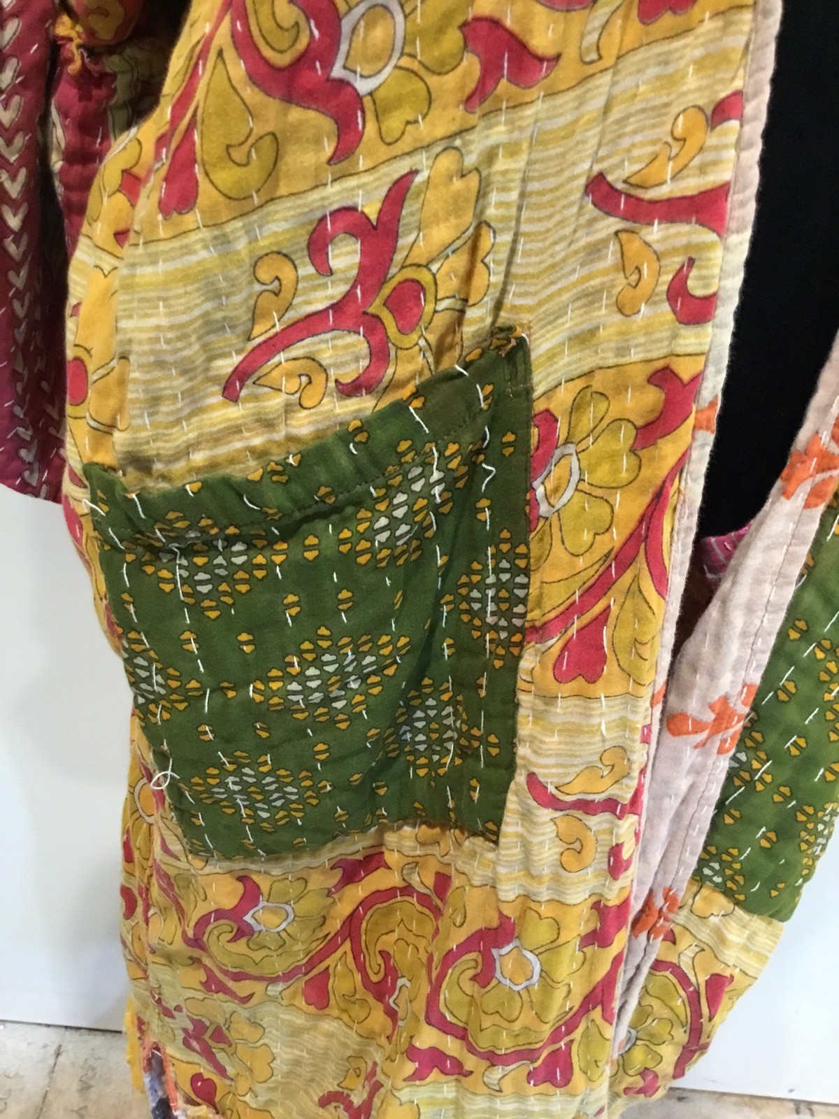 reversible kantha quilt patchwork One size  Bohem… - image 9