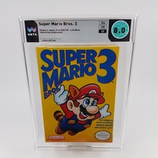 Super Mario Bros 3 NES (CIB) Wata Graded 8.0 - Left Bros - FIRST PRINT!
