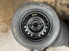 VAUXHALL NOVA 13" ORIGINAL SPARE STEEL WHEEL & FREE TYRE 4x100 ET49 4.5J QQ