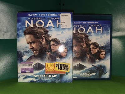 CIB w/ Slipcover & Insert - Noah (Blu-ray & DVD, 2014, Paramount) Russell Crowe
