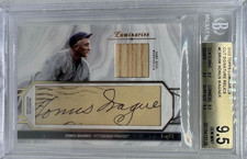 Honus Wagner 2022 Topps Luminaries Cut Bat Relic Auto 1/1 BGS 9.5 Gem Mint Q0842
