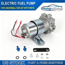 High Flow Performance Electric Fuel Pump Universal For 38 Npt Ports 110 Gph High Flow Performance Electric Fuel Pump Universal For 38 Npt Ports 110 Gph