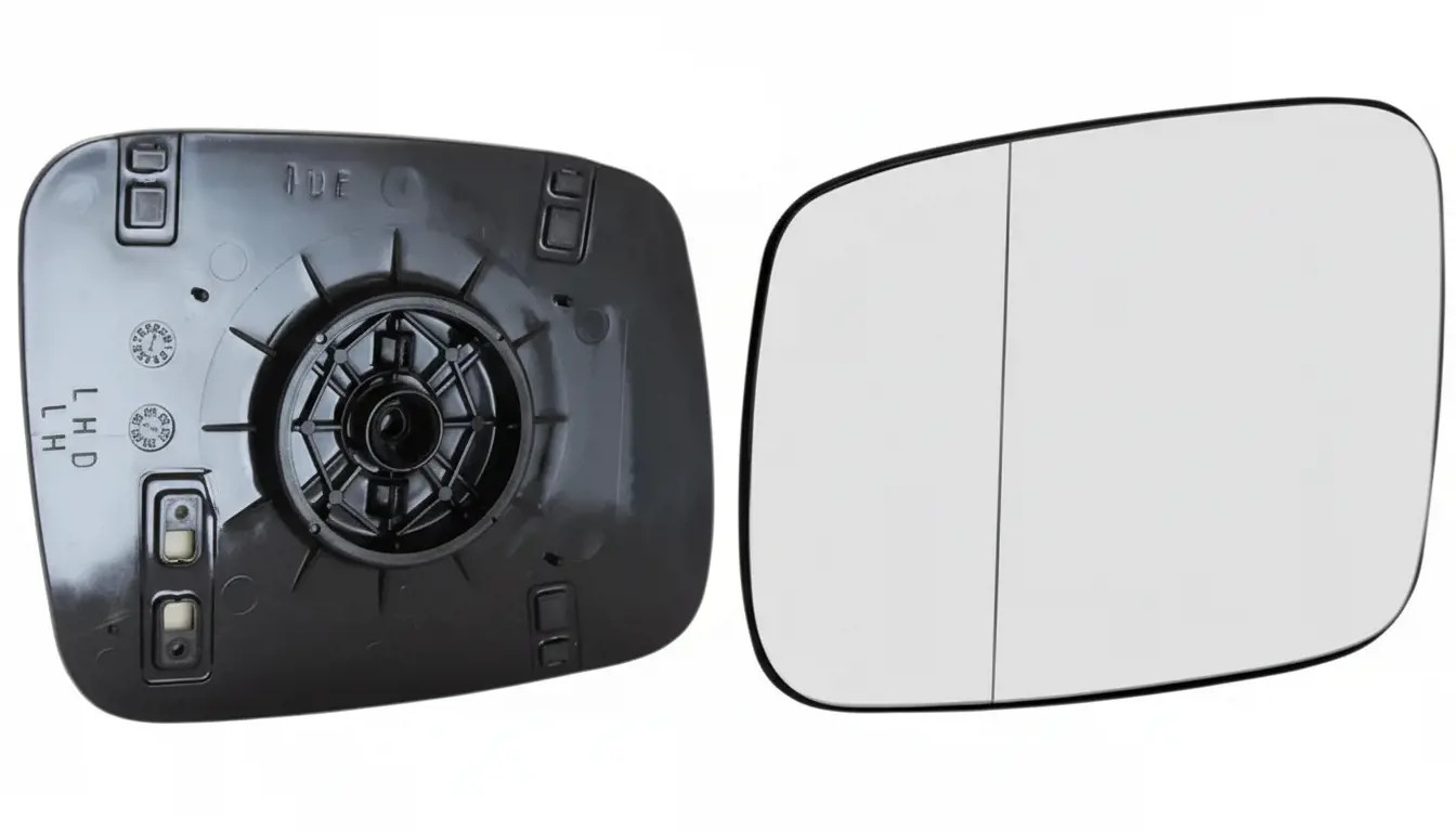 Mirror insert glass Left Aspherical 337-0162-1 TYC for VW TRANSPORTER Mk IV Van
