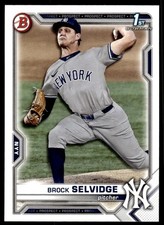 2021 Bowman Draft Brock Selvidge New York Yankees #BD-24