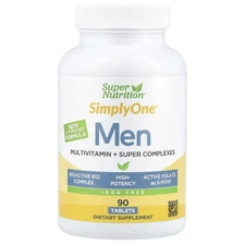 SimplyOne®, Men's Multivitamin with Super Adaptogen Complex, Greens, Spices,