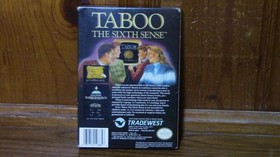 Nintendo NES Taboo The Sixth Sense Video Game Tradewest 1989 Japan