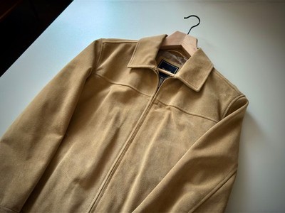 Todd Snyder Italian Suede Grant Jacket in Taupe Size M, NEW w