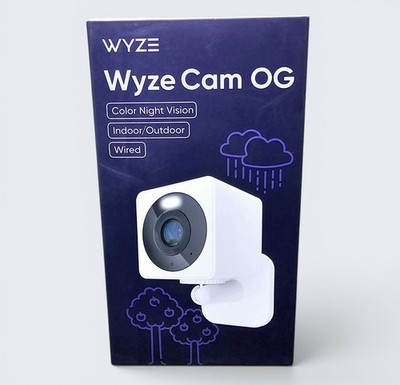 Wyze Cam OG Wired Security Camera & Spotlight Indoor/Outdoor 1080p HD Smart Home