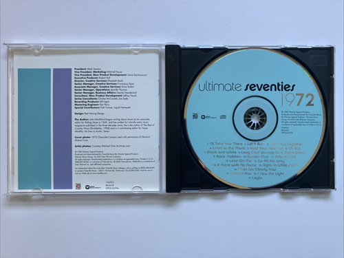 Ultimate Seventies: 1972 Time-Life CD Oh Girl Layla Go All The Way Back Stabbers - Picture 2 of 2