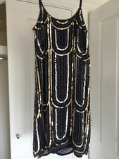 Party Cocktail Bodycon  Great Gatsby Cruise Dress S 8-10 Rare, Miss Selfridge