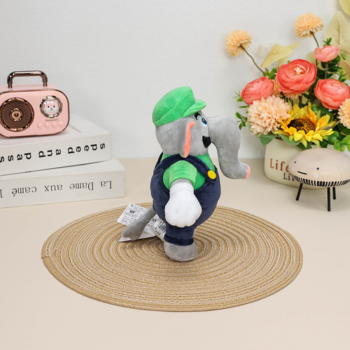 4X Elephant Mario Luigi Peach Blue Toad Super Mario Bros Wonder Plush Toy 8" - Picture 12 of 22