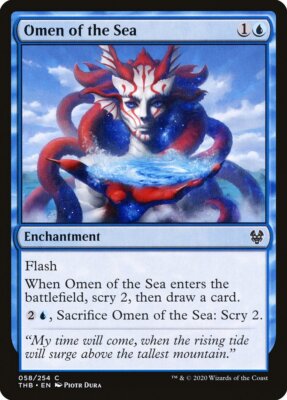 Magic the Gathering (mtg): THB: Omen of the Sea  (x 4)