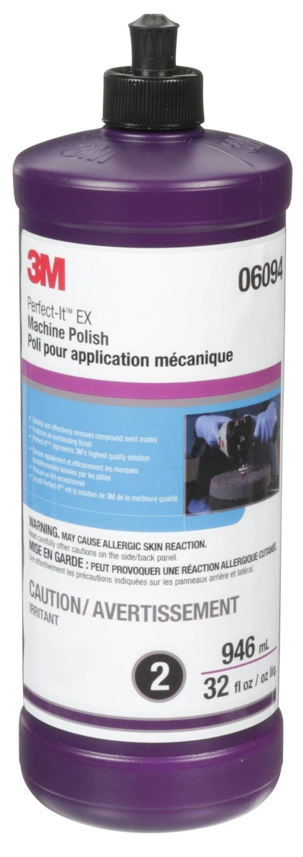 3 M Buffing Compound 3M Perfect-It EX Compound Buffing & Polishing - 36060, 06094, 06068 For Professional Finish 3m Rubbing Compound - Foto 7