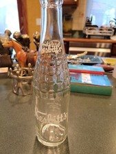 NESBITT'S CALIFORNIA 60s 10OZ SODA POP BOTTLE RARE GLASS LOS ANGELES VTG 