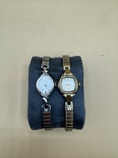 2 Vintage Ladies Carvelle Watches - As Is - For Parts/Repairs