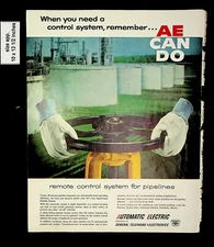 1961 Automatic Electric General Telephone & Electronics Vintage Print Ad 13875