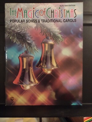 Alto Sax Christmas Songbook The Magic Of Christmas Warner Brothers VG Cond 