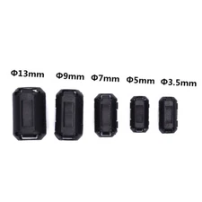 5x Clip-on Ferrite Ring Cable Clips Core RFI EMI Noise Suppressor Filter Bea _z8