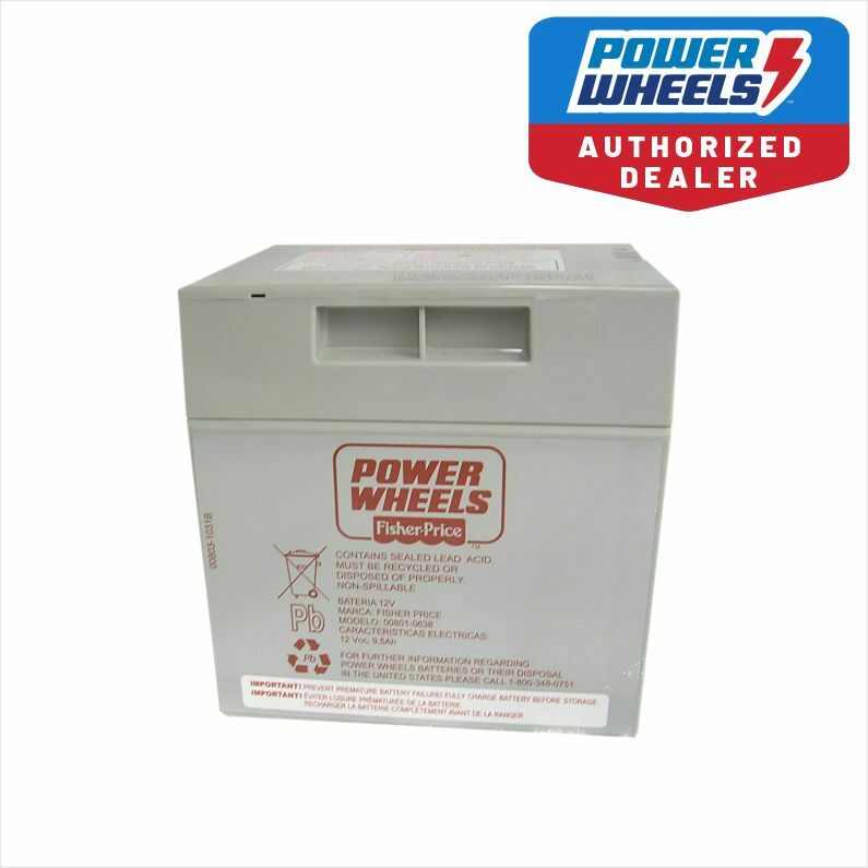 Y8638 Hot Wheels Jeep 12 Volt Gray Battery Genuine 1yr Warra