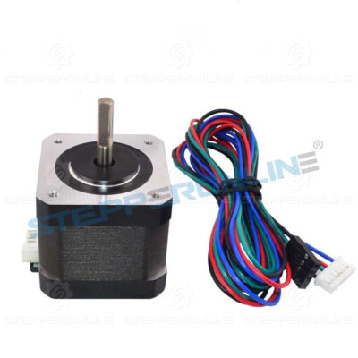 Nema 17 Stepper Motor 64oz.in w/ D-cut Shaft CNC Robot Reprap Makerbot Arduino