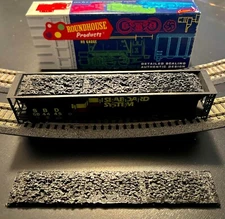 HO Coal Hopper Load MDC Roundhouse Ortner Rapid Discharge 100 Ton 5-Bay Hopper