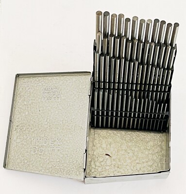 Huot Drill Bit Blank Index 1-60 USA PTD Hutchinson Cleveland Wire Gage Gauge