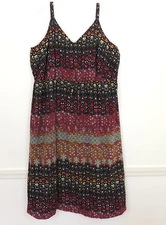 Lane Bryant 28 Maxi Shift Dress NEW $70.00 Sleeveless Empire Waist Light Weight