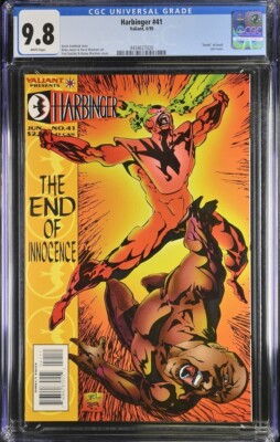 Harbinger #41 CGC 9.8 W last issue Valiant 1995 final 1