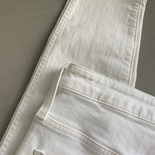 Madewell NWOT Women 33 White 10" High-Rise Denim Skinny Jeans - Picture 7 of 8