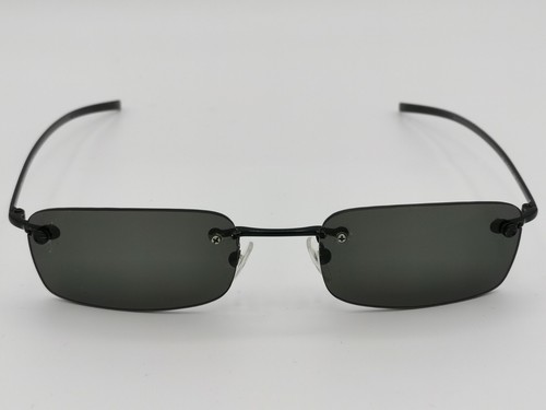 VINTAGE OCCHIALI DA SOLE GUCCI GG1715/S senza montatura rettangolare in  metallo nero stretto | eBay