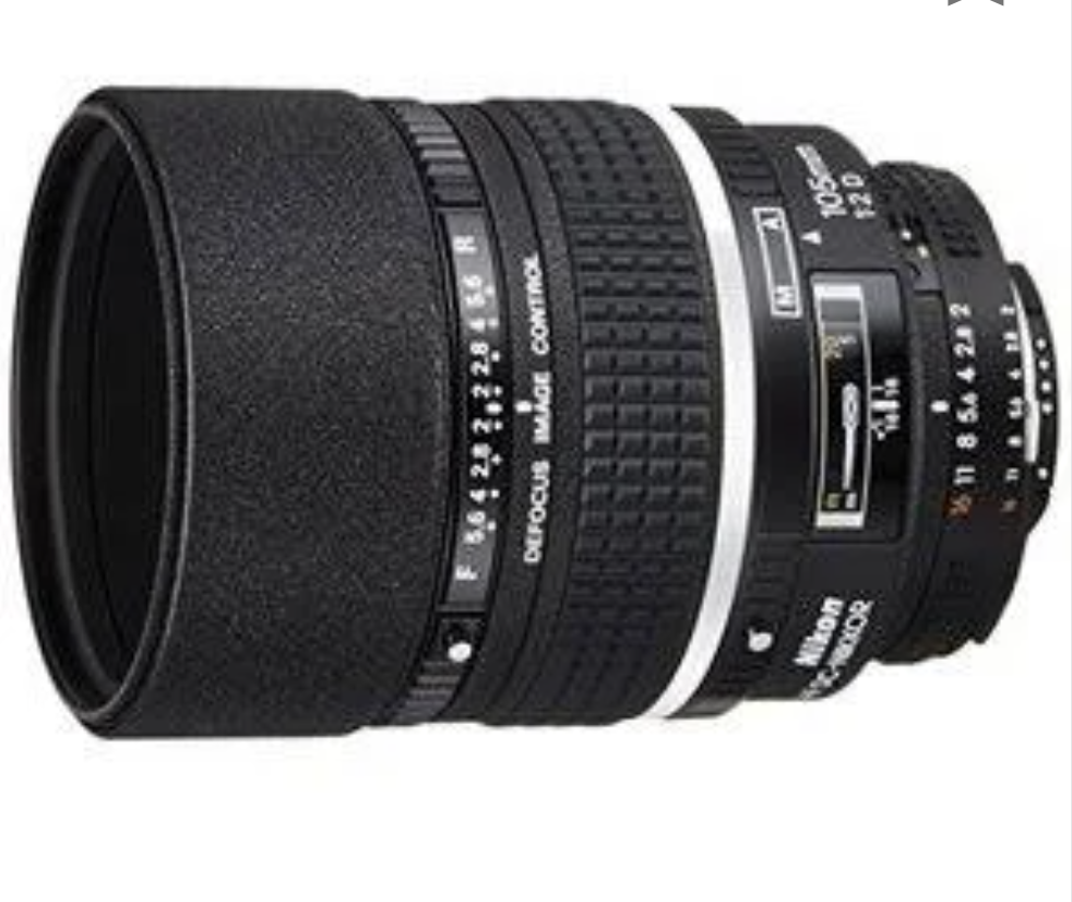 USED Nikon DC-NIKKOR 105mm f/2 D RF AF M/A Lens FREESHIPPING