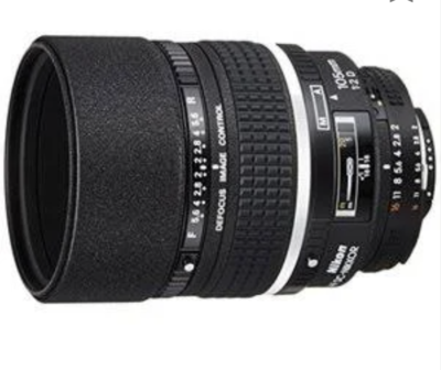 USED Nikon DC-NIKKOR 105mm f/2 D RF AF M/A Lens FREESHIPPING