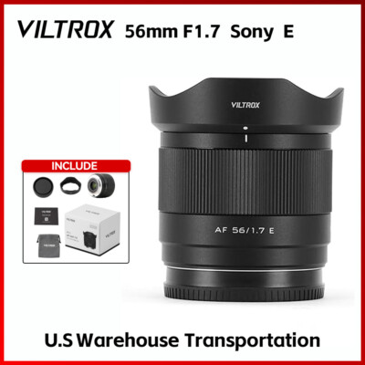 Viltrox 56mm F1.7 APS-C Auto Focus Prime Lens Mirrorless Camera for Sony E-mount