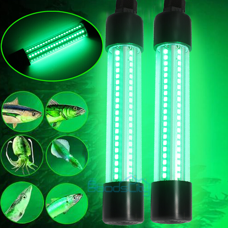 8000000LM LED Underwater Submersible Fishing Green Light Night