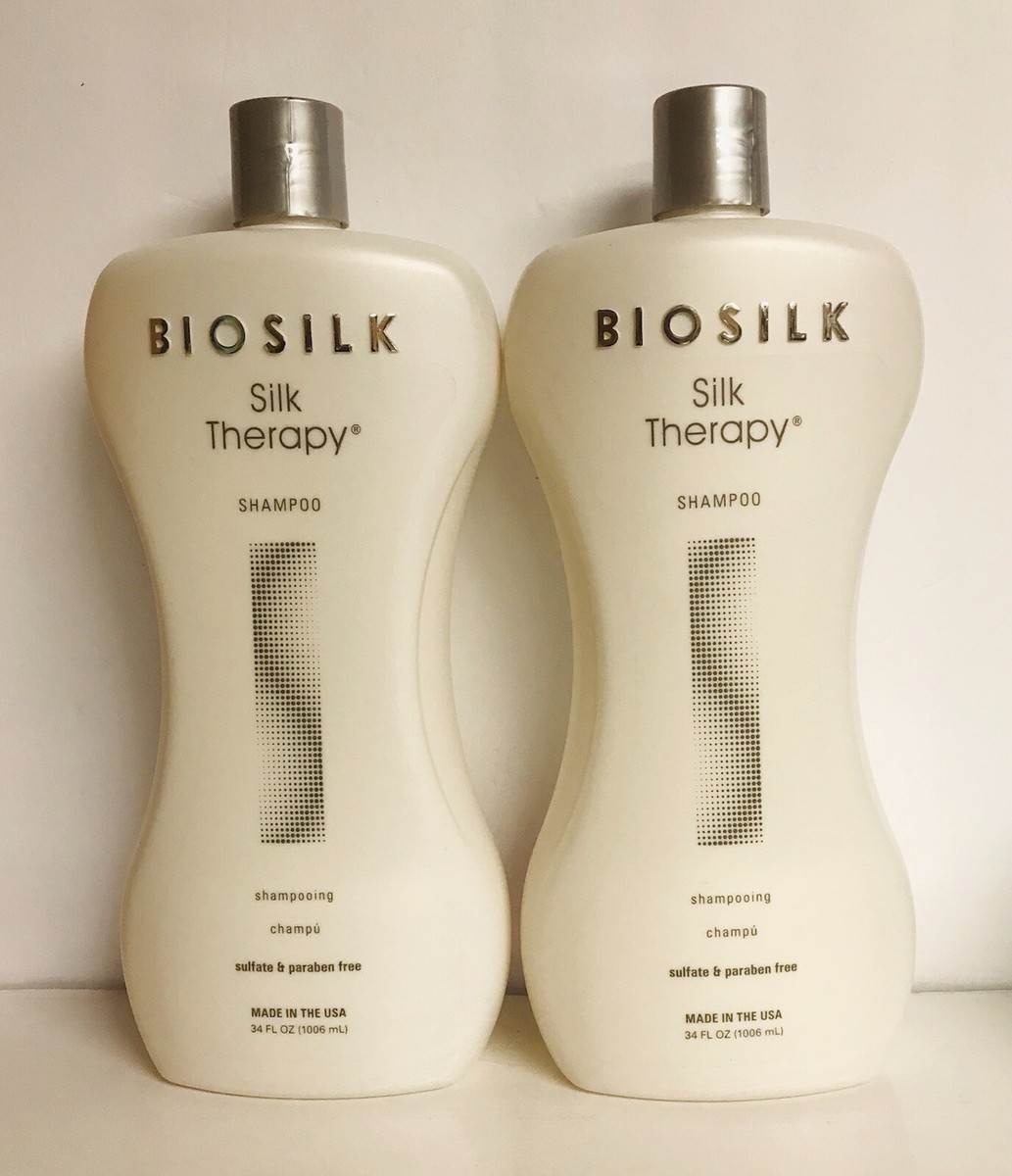 2 Bottles Bio Silk ~ Silk Therapy Shampoo w/ Botanical Extract
