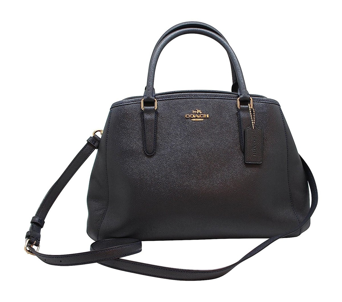 $395 COACH F57527 MARGOT CROSSGRAIN CARRYALL SMALL BLUE